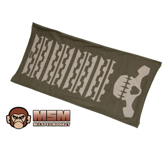 Mil-Spec Monkey Multi Wrap - Skull Mask - Dusty Brown