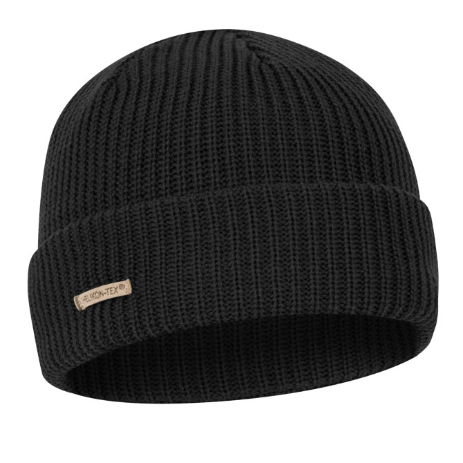 Helikon Wanderer Merino Wool/Acrylic Watch Cap - Czarna