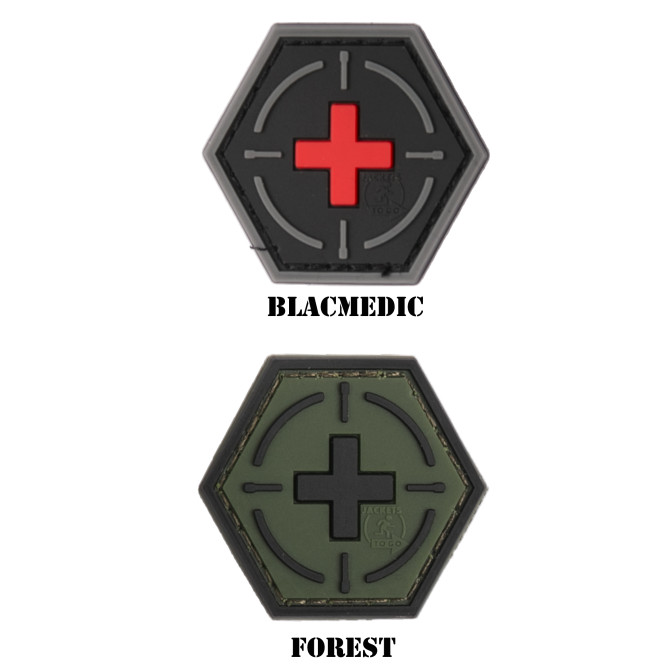 JTG 3D Rubber Patch - Tactical Medic Hexagon Patch