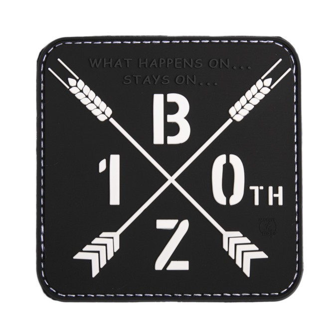 JTG 3D Rubber Patch - Beerzone 10th Anniversary Patch