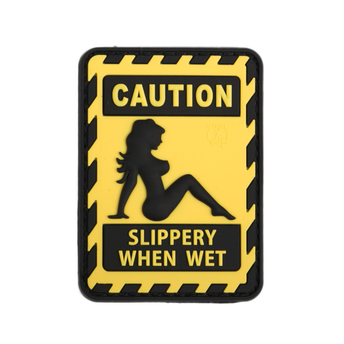 JTG 3D Rubber Patch - Slippery When Wet