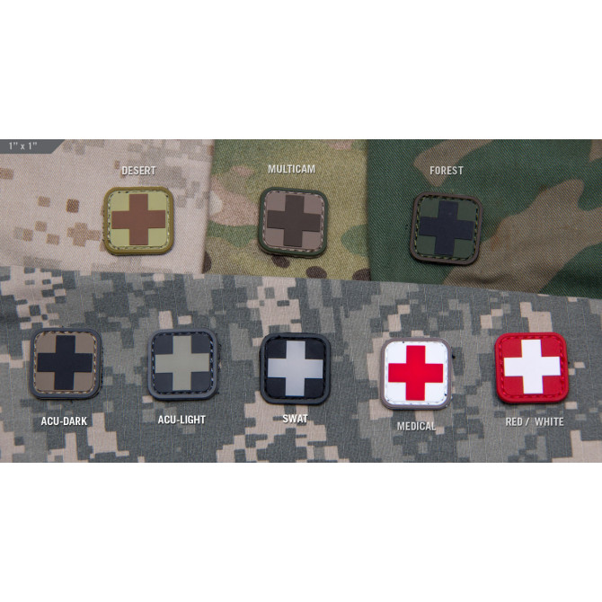 Mil-Spec Monkey Morale Patch - Medic Square 1'' PVC