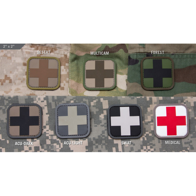 Mil-Spec Monkey Morale Patch - Medic Square 2'' PVC