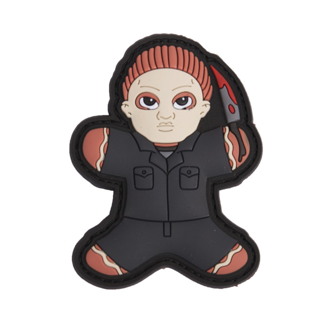 JTG 3D Rubber Patch - Michael Mask Gingerbread