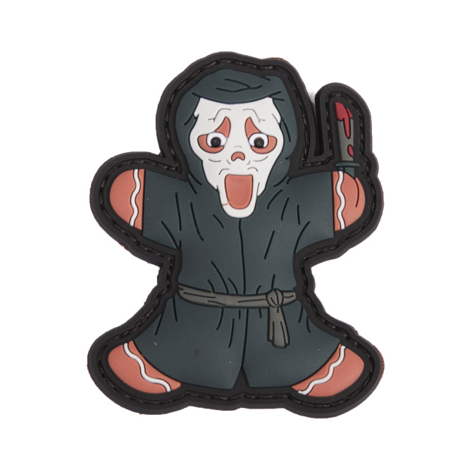 JTG 3D Rubber Patch - Scream Gingerbread