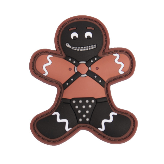 JTG 3D Rubber Patch - Zippermask Gingerbread