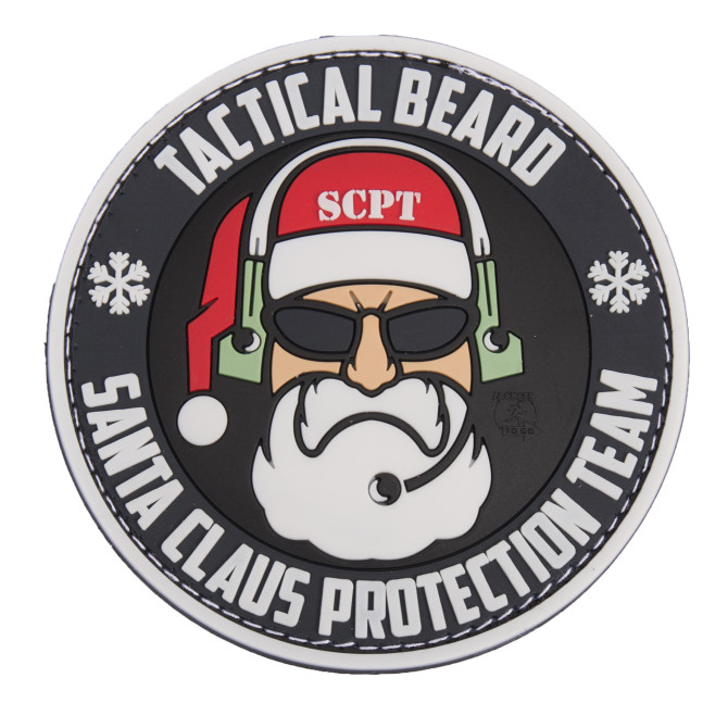 JTG 3D Rubber Patch - Tactical Beard Santa Claus Protection Team