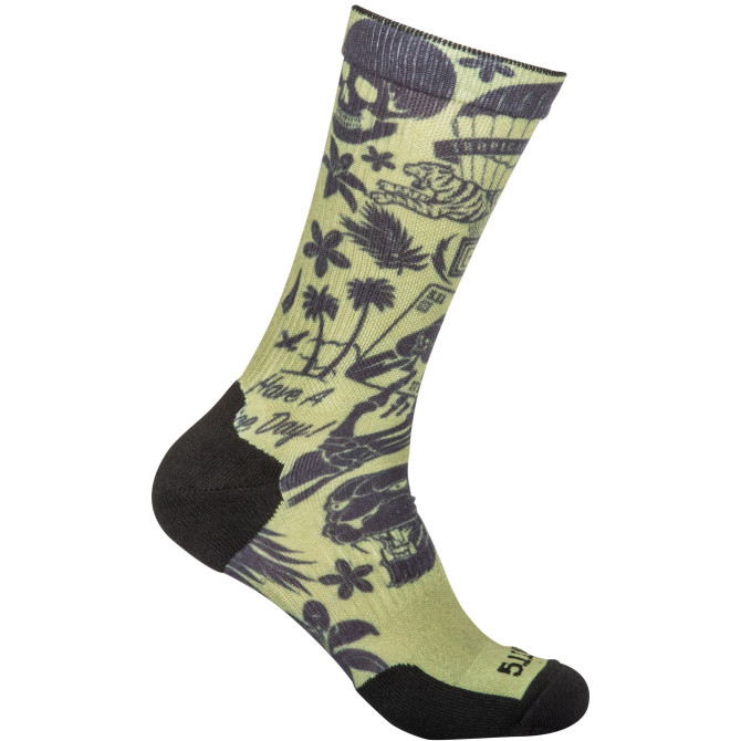 5.11 Sock & Awe Crew Tropic Thunder Socks (10041AE-087)