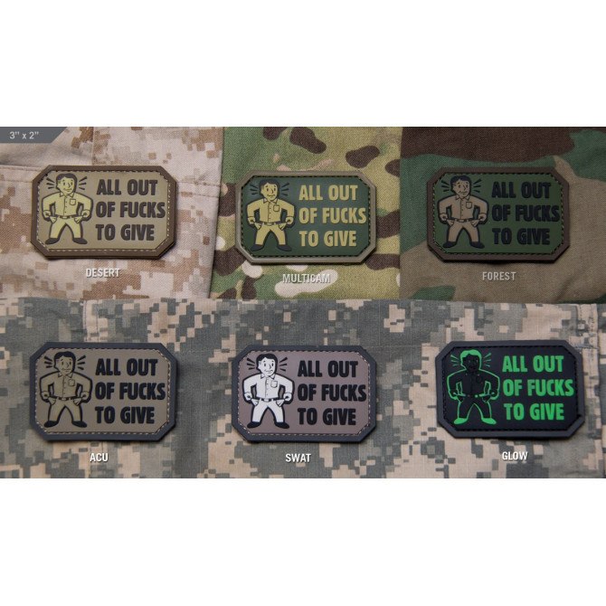 Mil-Spec Monkey Morale Patch - All Out PVC