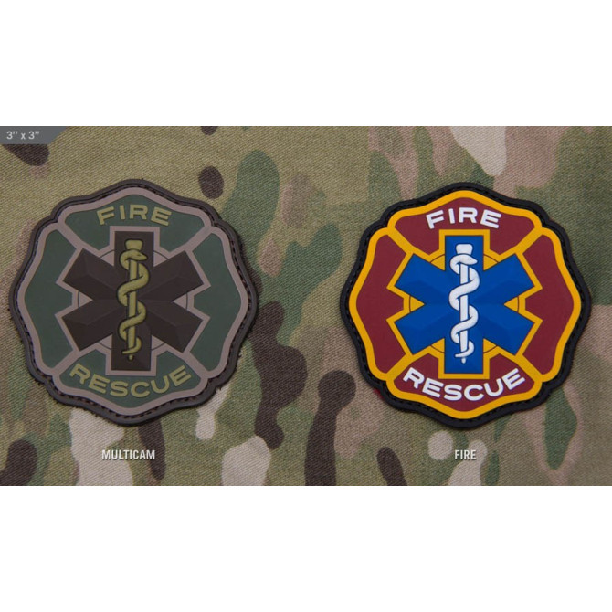 Mil-Spec Monkey Patch - Fire Rescue PVC