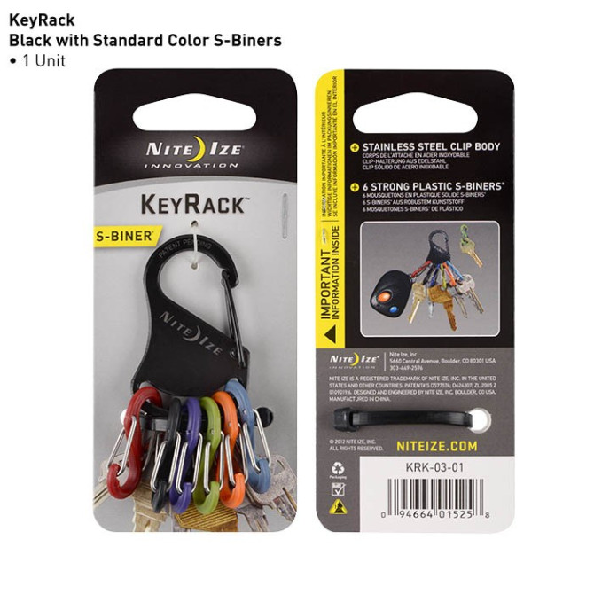 Nite Ize - KeyRack - Black - KRK-03-01