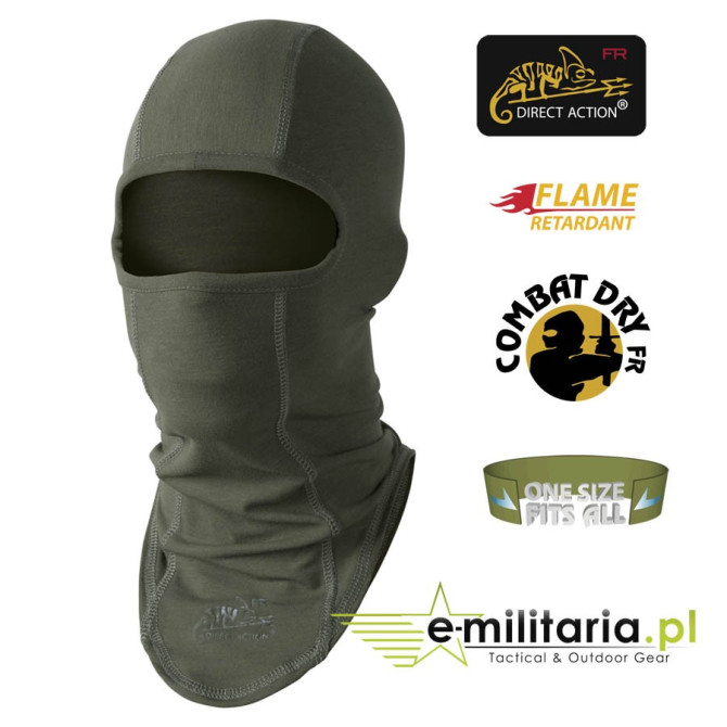 Helikon Direct Action Flame Retardant Balaclava - Olive Green