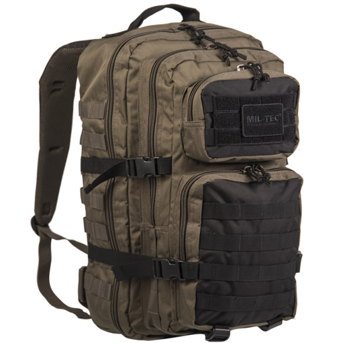 Mil-Tec Large Assault Pack - Ranger Green / Black (14002301)