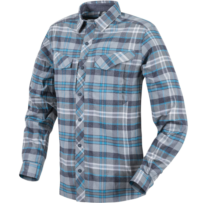 Helikon Defender Mk2 Pilgrim Shirt - Blue Plaid