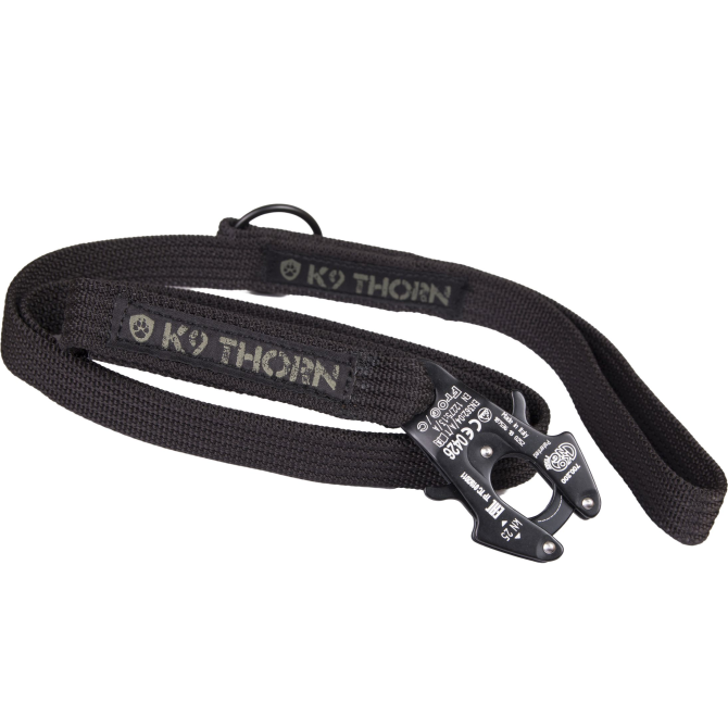 K9 THORN KONG Frog Dog Leash - Black