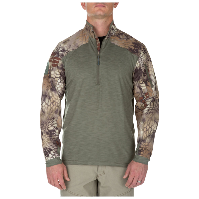 5.11 Rapid Half Zip Shirt - Kryptek Highlander (72444-WS)