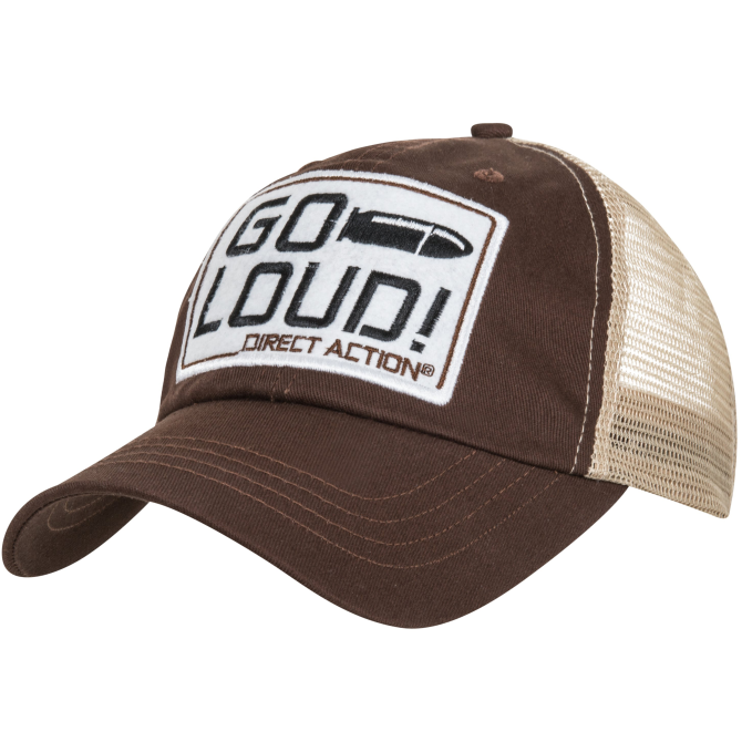 Direct Action GO LOUD Feed Cap - Direct Action GO LOUD Feed Cap - Brown