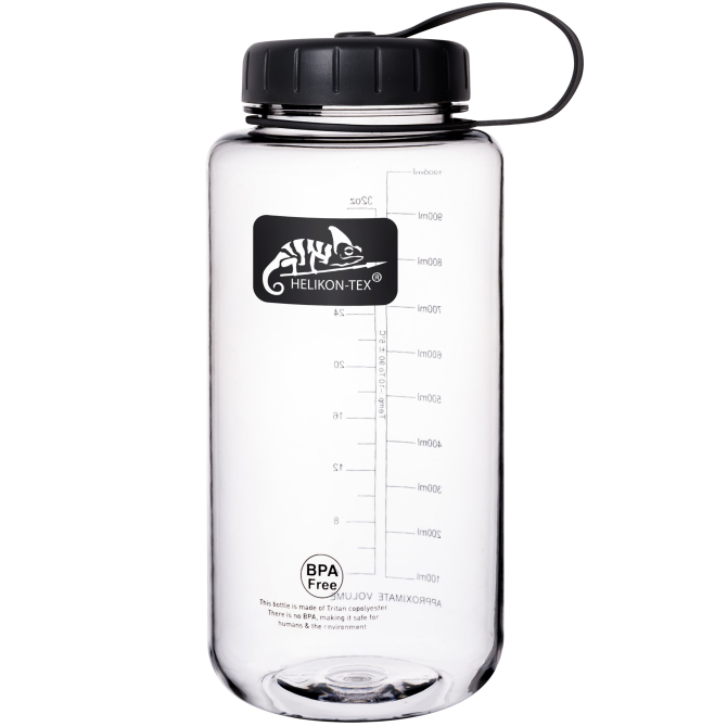 Helikon Tritan Wide Mouth Bottle (1 Litr) - Clear