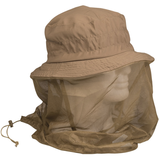 Mil-Tec Boonie Hat With Mosquito Net - Coyote (12331005)