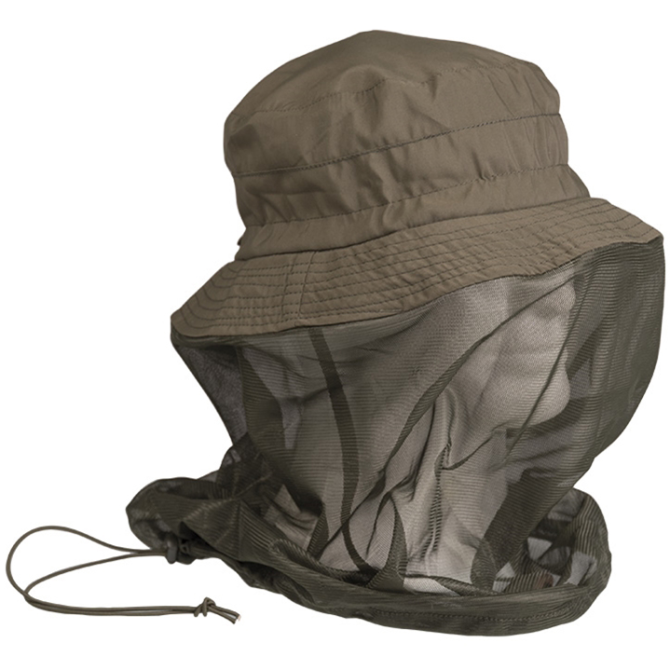 Mil-Tec Boonie Hat With Mosquito Net - Olive (12331001)