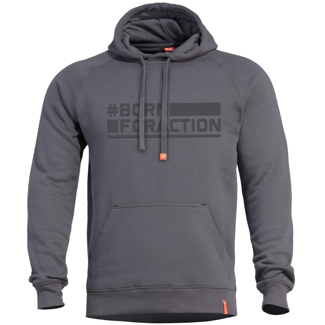 Pentagon Phateon Born For Action Hood Sweater - Cinder Grey (K09021-BA-17)