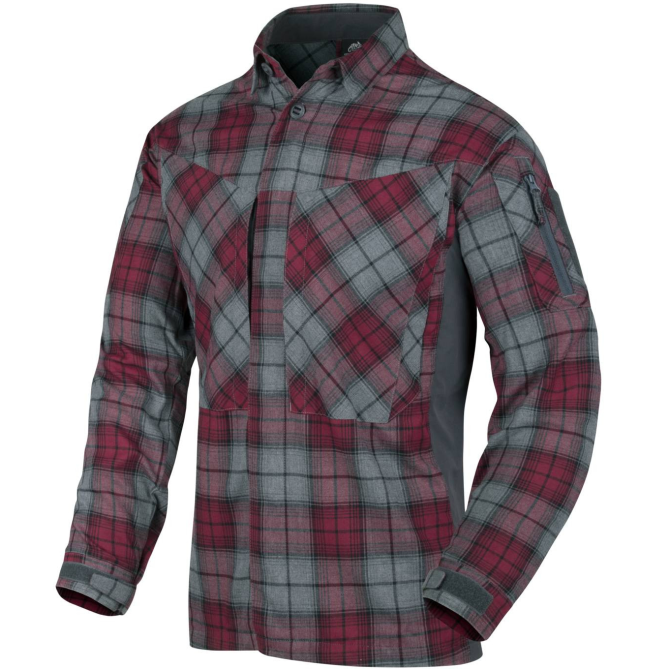 Helikon MBDU Flannel Shirt - Ruby Plaid