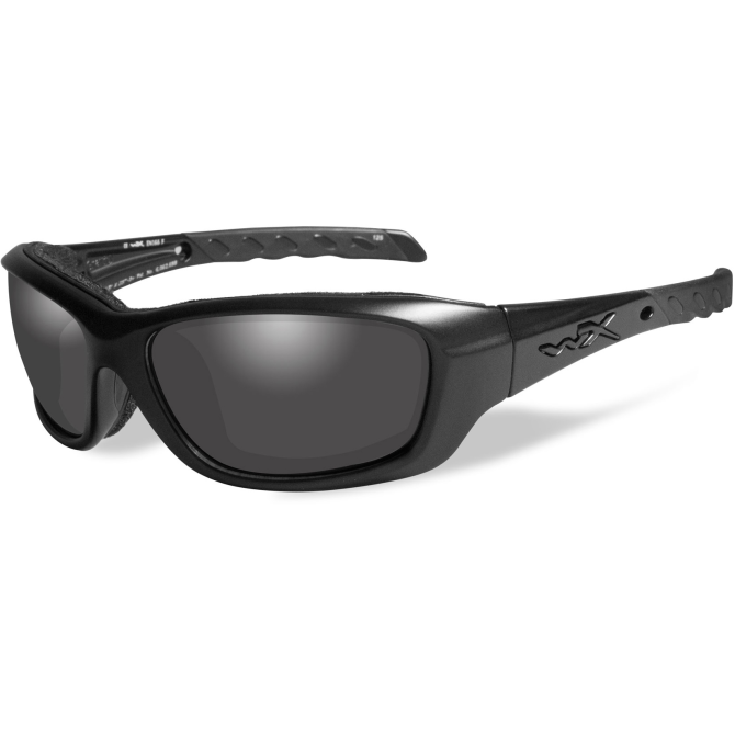 Wiley X Black OPS Gravity Ballistic Eyeshields - Black Frame - Smoke (CCGRA01)