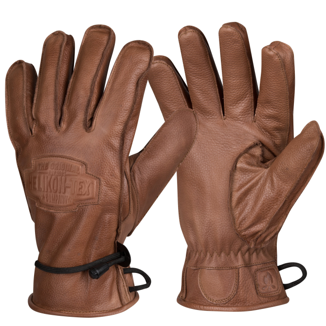 Helikon Ranger Winter Leather Gloves - Brown