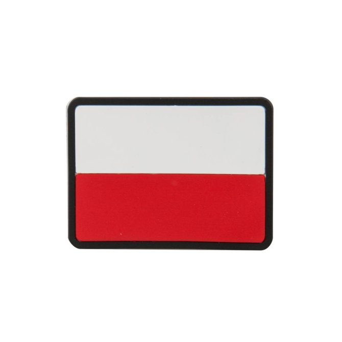 Helikon PVC Polish Flag Velcro Patch - White & Red