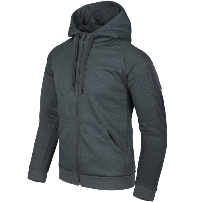 Helikon Urban Tactical Hoodie (FullZip) - Melange Black-Grey