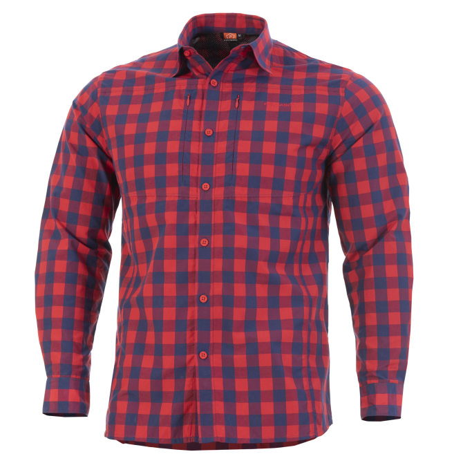 Pentagon QT Tactical Shirt - Red Checks (K02015-07)