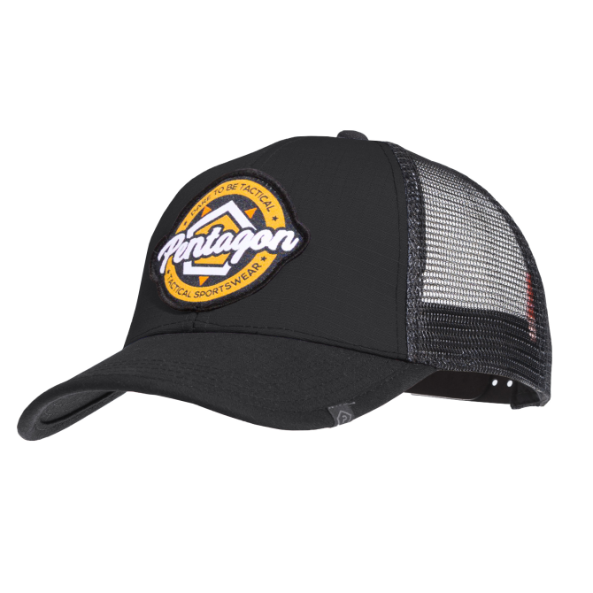 Pentagon Era Trucker Cap - Logo - Black