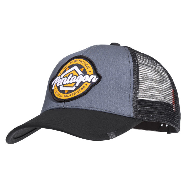 Pentagon Era Trucker Cap - Logo - Wolf Grey