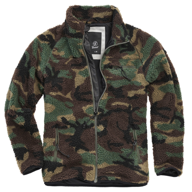 Brandit Teddyfleece Jacket - Woodland (5021.10)