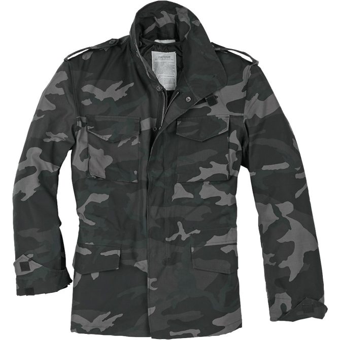 Surplus M65 Fieldjacket - Black Camo