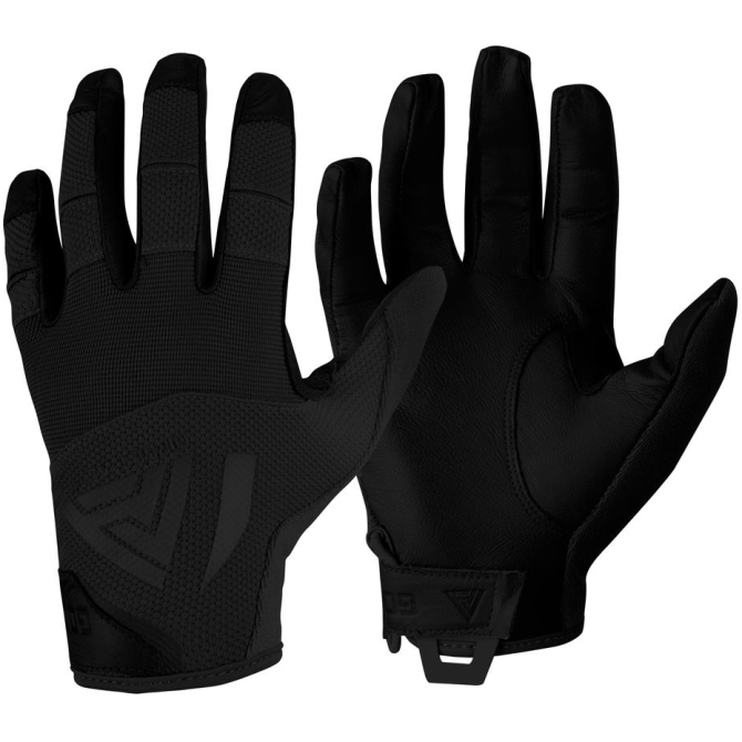 Direct Action Tactical Hard Leather Gloves - Black