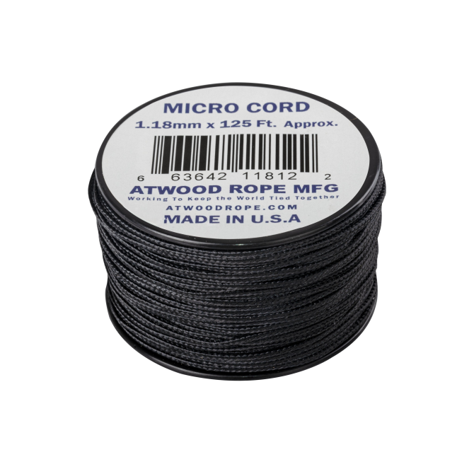 Atwood Micro Cord 1.18 mm - Black