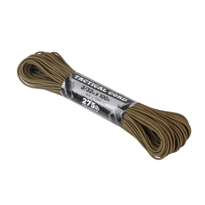 Atwood Tactical 275 Cord 2.4 mm (100ft) - Coyote