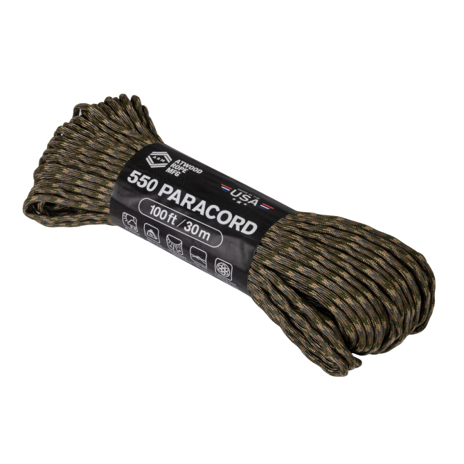 Atwood 550 Paracord 4 mm (100ft) - Multi-Cam