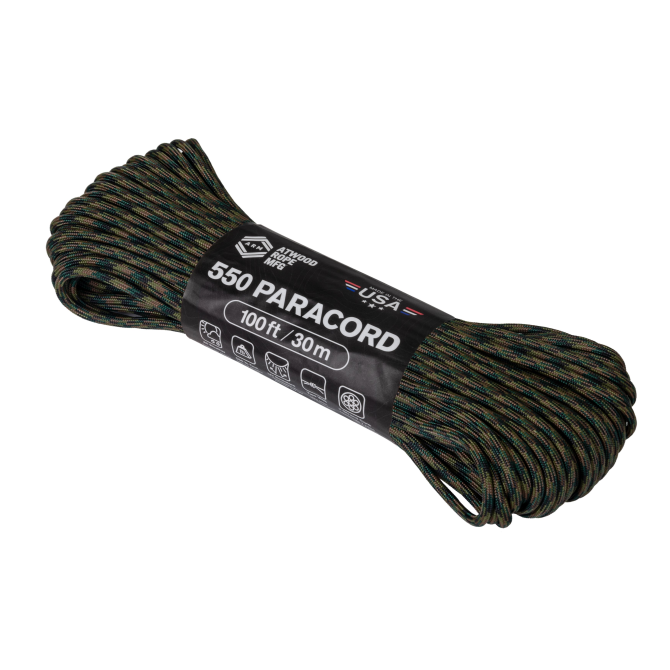 Atwood 550 Paracord 4 mm (100ft) - Woodland