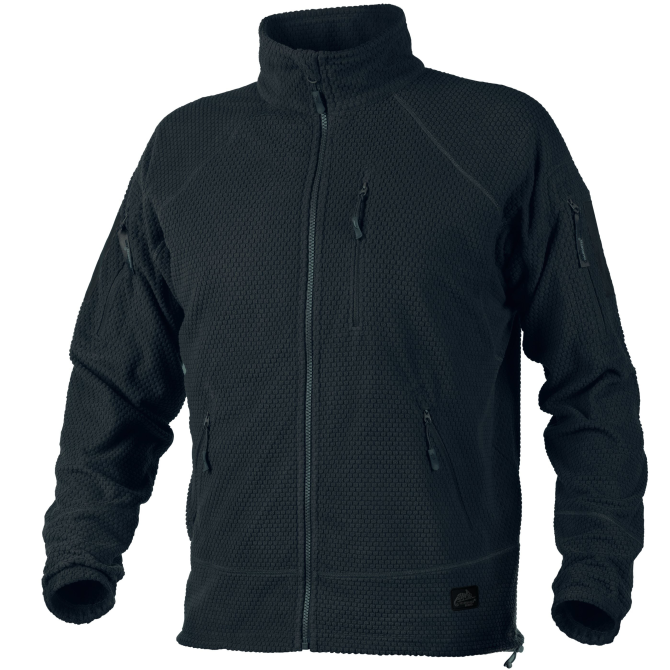 Helikon Alpha Tactical Grid Fleece Jacket - Navy Blue