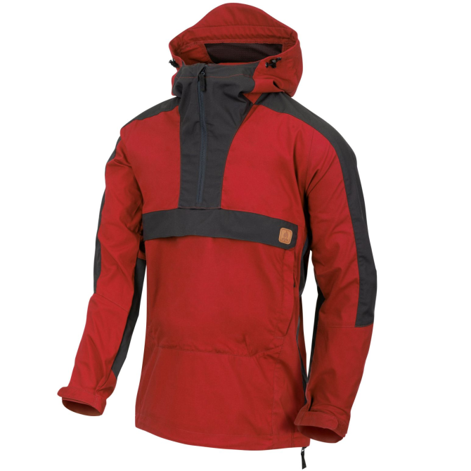 Helikon Woodsman Anorak Jacket - Crimson Sky / Ash Grey