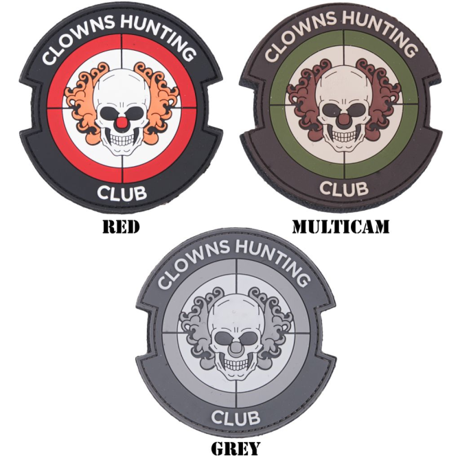 101 Inc. 3D PVC Patch - Clowns Hunting Club