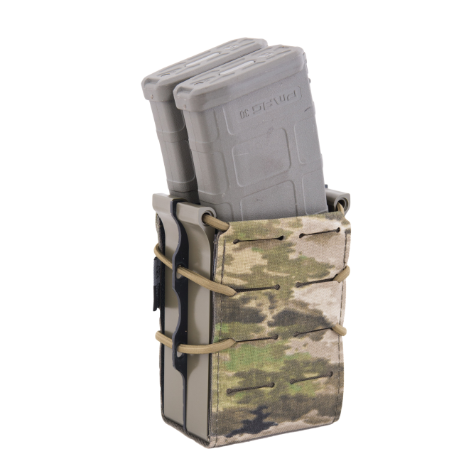 Templars Gear Double Fast Magazine Rifle Pouch - A-TACS iX