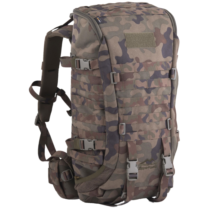 Wisport ZipperFox 40 Backpack Full Camo - PL Woodland / wz.93