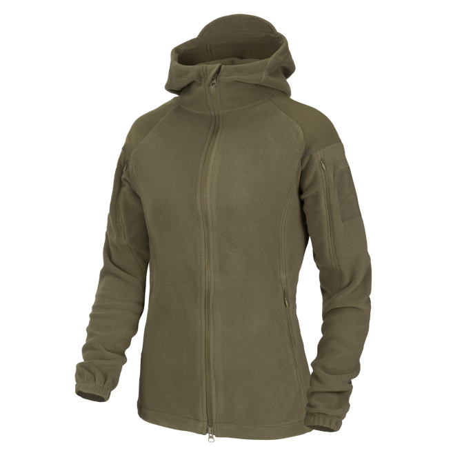 Helikon Womens Cumulus Heavy Fleece Jacket - Taiga Green