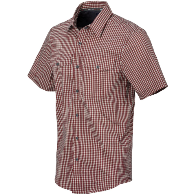 Helikon Covert Concealed Carry Shirt SS - Dirt Red Checkered