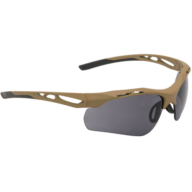 Swiss Eye Attac Tactical Spectacles - Rubber Brown (40392)