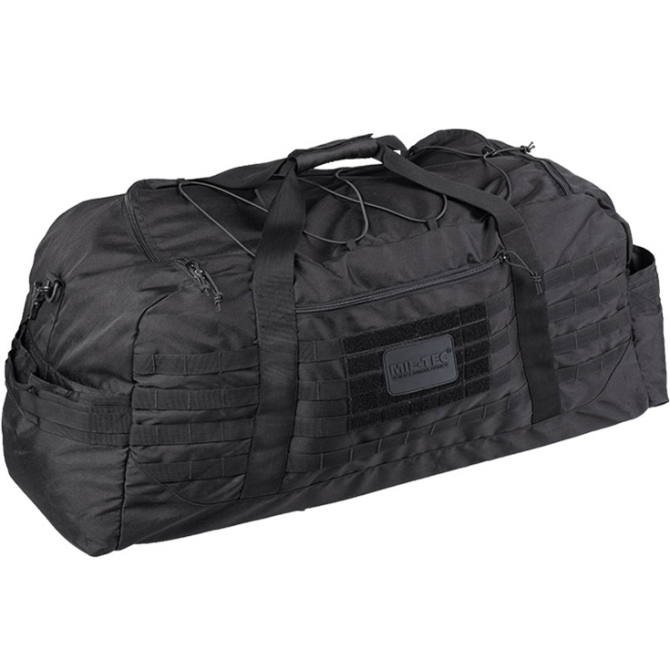 Mil-Tec US Combat Parachute Cargo 105l Bag - Black (13828202)