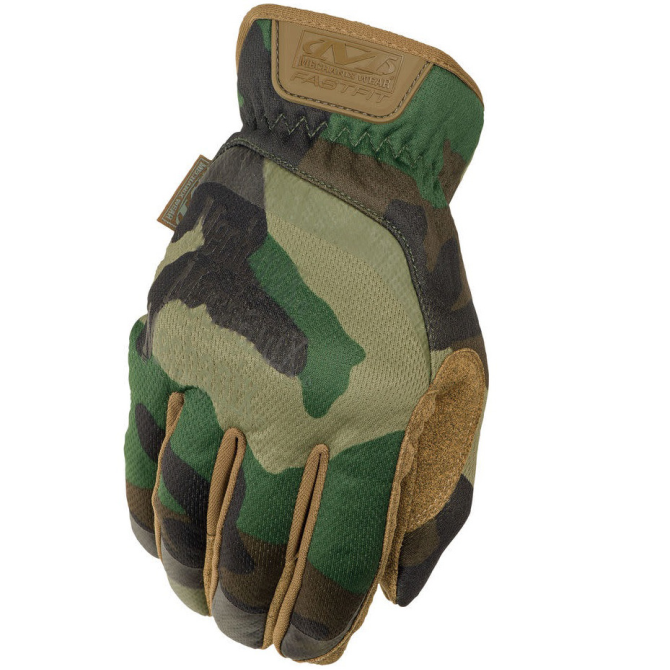 Mechanix FastFit Tactical Gloves - Woodland (FFTAB-77)